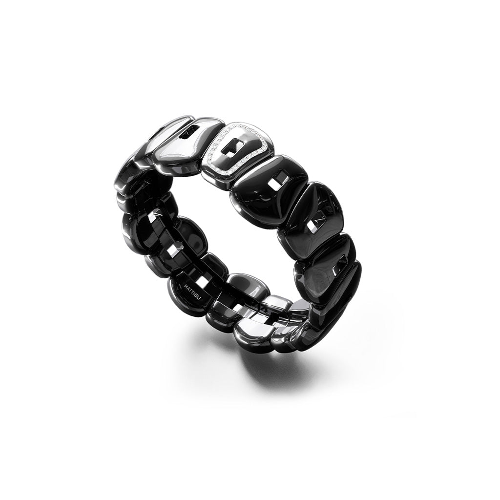 Puzzle ceramic bracelet