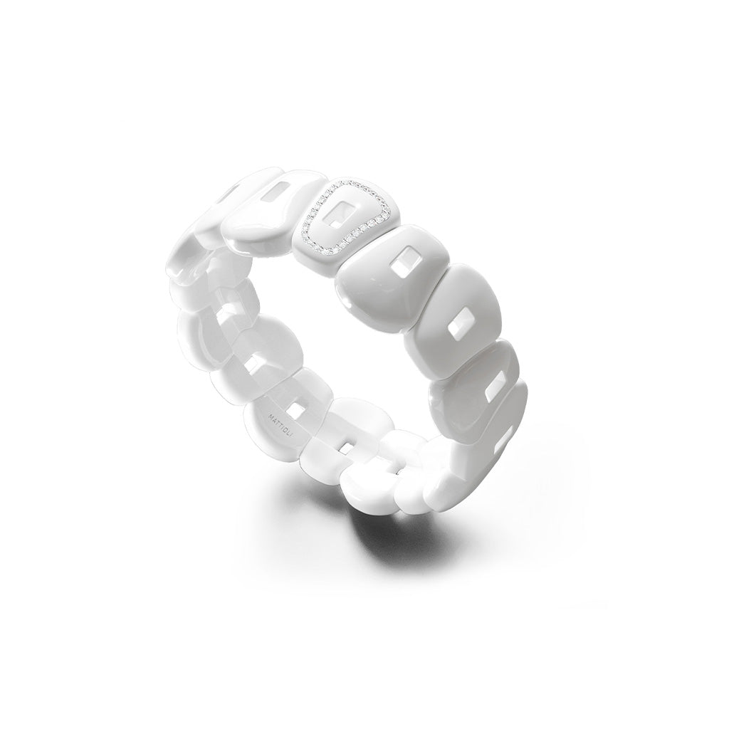 Puzzle ceramic bracelet