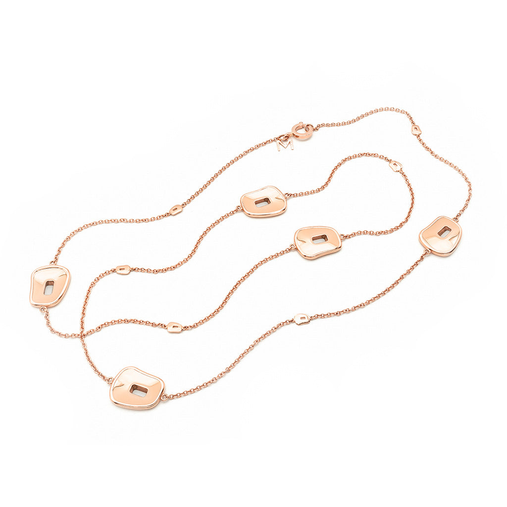 Puzzle ceramic necklace