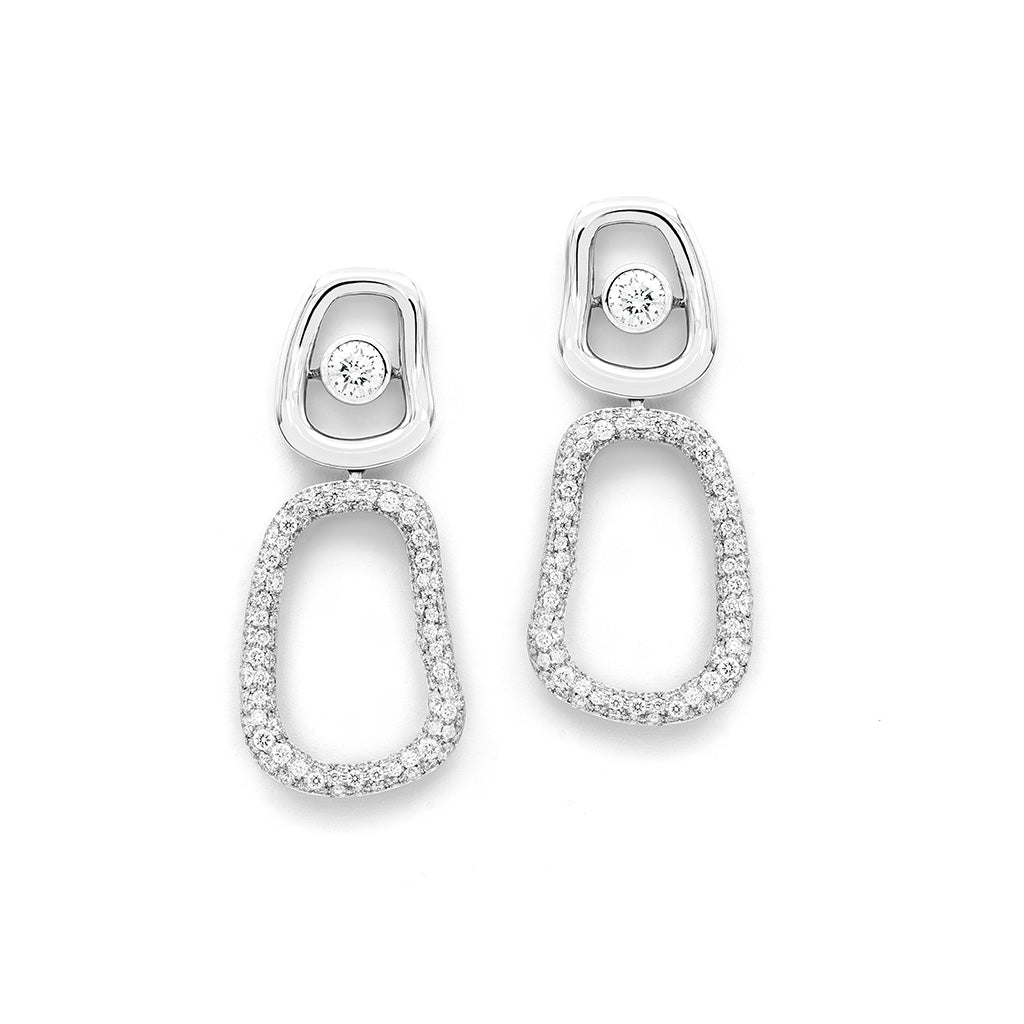 Puzzle Diamonds earrings