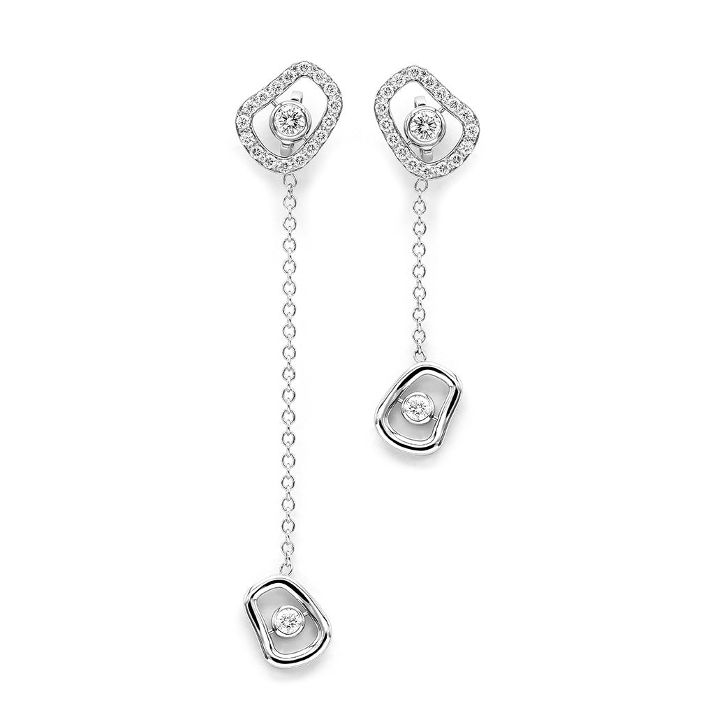 Puzzle Diamonds contrarié earrings