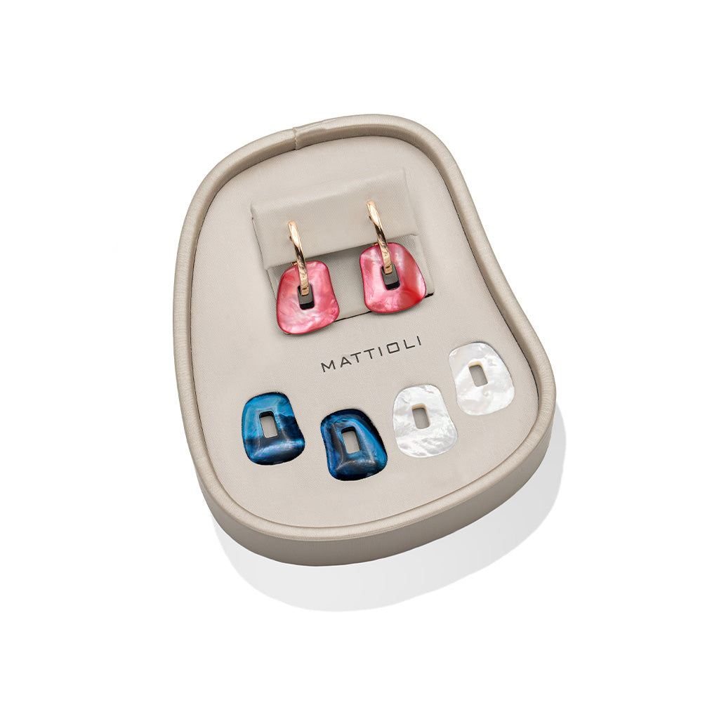 Puzzle small earrings 3 colours