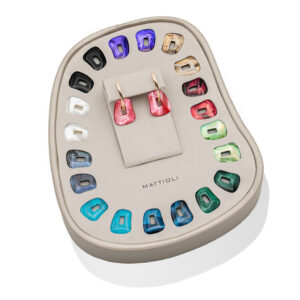 Puzzle small earrings 11 colours